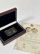 The London Mint Office St George and the Dragon 2018 half sovereign complete with original