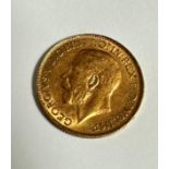 A George V gold Sovereign 1911
