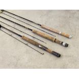 Fishing interest, A Sigma Supra 8'4" two section graphite carbon fly rod, together with two Hardy