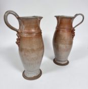 Janet Adam, the Adam Pottery, 76 Henderson Row, Edinburgh, a pair of large baluster jugs with C