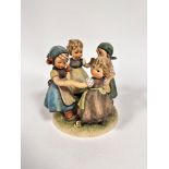 A Hummel pottery figure group Ring of Roses, (18cm x 16cm)