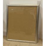A group of ten art glass glazed silvered wood picture frames, each complete with backing 84cm x