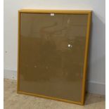 A group of ten art glass glazed soft wood picture frames, each complete with backing 80cm x 96cm