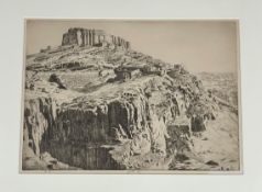 Ernest Lumsden R.E., R.S.A. (1883-1948), Jodhpur (The Fort at Mehrangarh), signed lower centre,