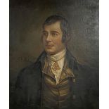 19th Century School, A Portrait of Robert Burns in his Masonic Regalia, after the etching by Charles