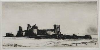 Sir David Young Cameron R.A., R.S.A. (Scottish, 1965-1945), Tantallon Castle, signed lower right,