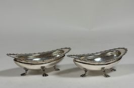 A pair of Edwardian silver sweetmeat or bon bon dishes, George Edward & Sons, Sheffield 1903 and