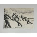 John Copley R.B.A. (British, 1875-1950), Ligurian Fishermen, signed pencil lower left ("John Copley