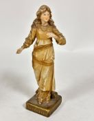 A late 19thc Austrian Turn Wien porcelain figure of Desdemona decorated with polychrome enamels