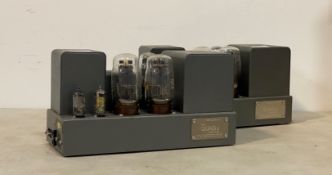 Audio - A pair of Quad II valve amplifiers, each in original box, one with power lead (untested)