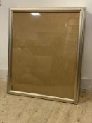 A group of ten art glass glazed silvered wood picture frames, each complete with backing 84cm x