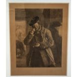 After James Nichol, ARA Highland Figure, engraved by James Dobie, signed in pencil bottom left and