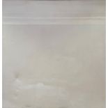 20th century school, A Study in white, large oil on canvas in a silvered frame, unsigned 182cm x