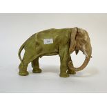 A Royal Dux ceramic figure modeled as an elephant, H22cm