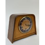 A Smith's Art Deco Westminster chime mantel clock, the triple train movement and marked 'Smiths,