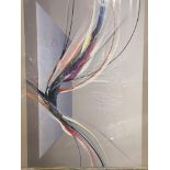 A folder containing twenty large mounted abstract prints