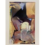 A folder containing twenty large mounted abstract prints