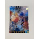 A folder containing twenty large mounted abstract prints