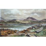 C M Weir, (English), Twelve pins from Connemara, oil on board, signed bottom right, in gilt glazed