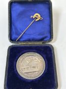 British Beekeeping Association Institute 1874, a silver medal awarded to J.E. Swaffield for