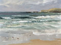 Kenneth Robertson (Scottish), Doctor Kenneth Robertson, Isla Shore, oil on canvas board, signed