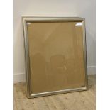 A group of ten art glass glazed silvered picture frames 74cm x 90cm