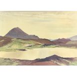 John Mackay, Schiehallion, watercolour, signed bottom right, dated September '56 and inscribed, in