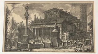 After Giovanni Battista Piranesi (1720-1778), Veduta della Basilica di S. Lorenzo fuor delle mura"