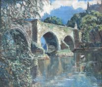 •Evelyne Oughtred Buchanan S.S.A. (1883-1978), The Old Bridge, Stirling, signed lower right and