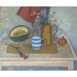 •Gordon Stewart Cameron R.S.A. (Scottish 1916-1994), Still Life with Pomegranate, signed lower