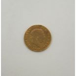 George III half sovereign, 1817, obv. laureate head right, rev. crowned shield. 3.85 grams