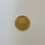 George III full sovereign, 1820, obv. laureate head facing right, obv. St. George and the Dragon