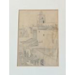 •Alexander Graham Munro R.S.W. (Scottish, 1903-85), A Moroccan Cityscape, pencil, framed. 30.5cm