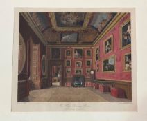 After William Henry Pyne, The King's Dressing Room Windsor Castle, aquatint, pub. 1816, from History