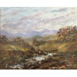 Arnold Mason (?) (British: 1885-1963), Rural Landscape with River, oil on panel, signed bottom