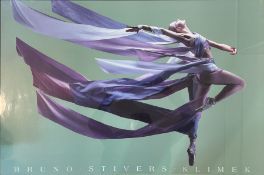 Bruno Stivers Klimek, vintage ballet poster, in silvered glazed frame (60cm x 90cm)