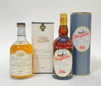 A boxed Glenfarclas single Highland malt Scotch whisky (700ml) together with a boxed Dalwhinnie