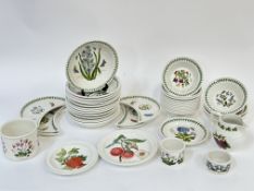 A collection of Portmeirion comprising a 1970's style near complete The Botanic Garden dinner