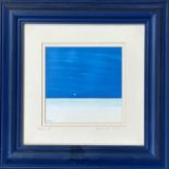 Trenwith, Aquamarine Sea, St Ives, print, signed bottom left in pencil, 2/100, in blue glazed