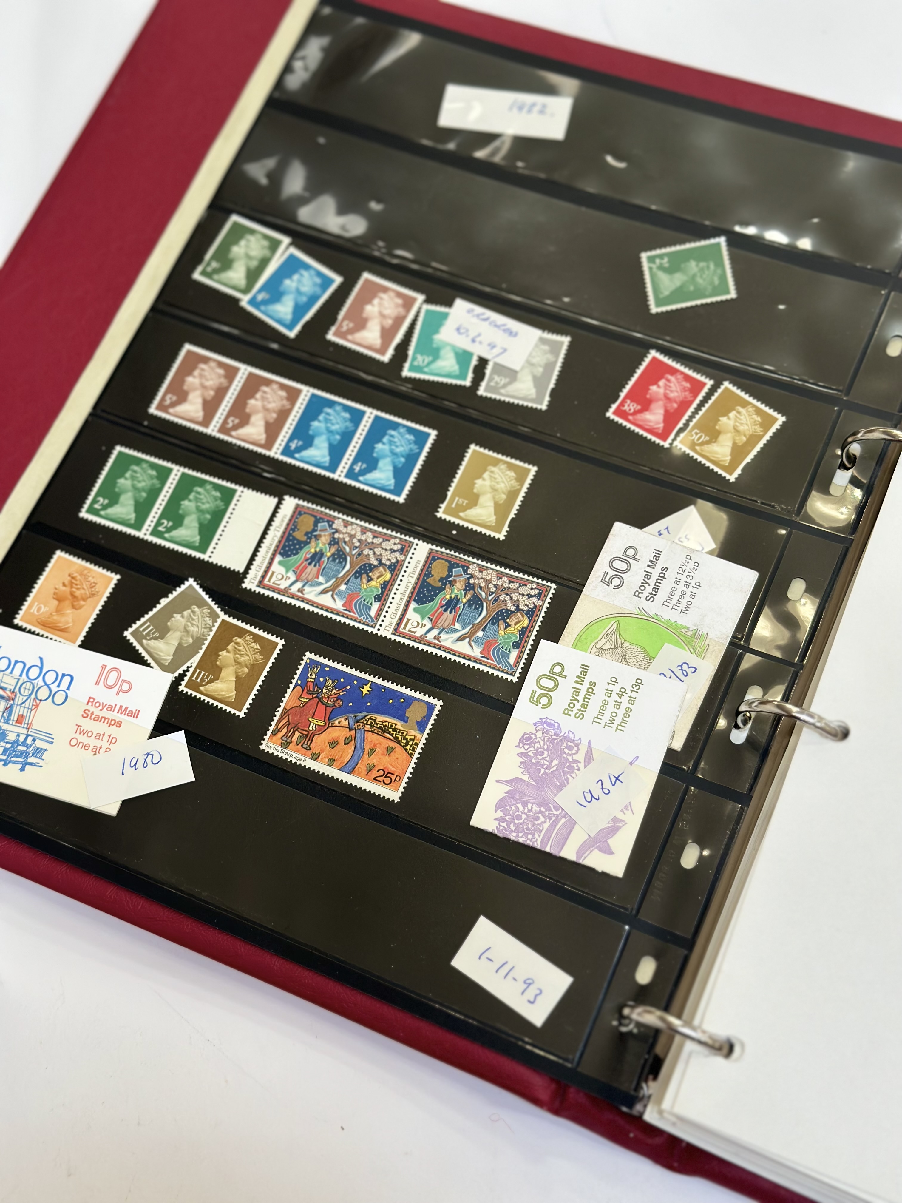 GB one country album 1858-1984, very sparse at beginning, mint stamps up to 1980 are mounted, mint - Image 2 of 5