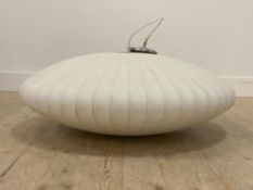 Modernica, a large vintage American pendent bubble light fitting, D91cm