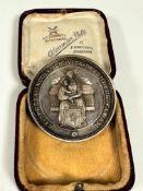 A Selkirk Scott & Oliver Trust medal awarded to William Heatlie, 1921, complete with original box (