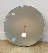 A Vintage 1970's circular wall mirror with illumination verso D