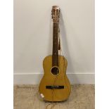 A Vintage acoustic guitar in case (A/F)