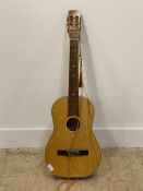 A Vintage acoustic guitar in case (A/F)