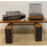 Bang & Olufsen audio, a Beomaster 900 radio, a Beomaster 5000 stereo tuner, A Beocord 2000 de luxe