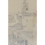 Alexander Graham Munro R.S.W. (Scottish 1903 -1985) A Moroccan Cityscape, pencil, framed. (31cm x