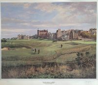 Donald M Shearer, Scottish, the Old Course St Andrews, Limited edition print, 90/750 signed bottom