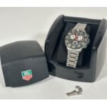 A gentleman's Tag Heuer Swiss quartz stainless steel Divers style chronograph sports watch with