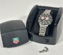 A gentleman's Tag Heuer Swiss quartz stainless steel Divers style chronograph sports watch with
